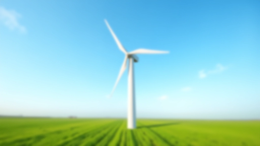 Éolienne moderne en milieu rural avec paysage naturel et technologie d'énergie renouvelable